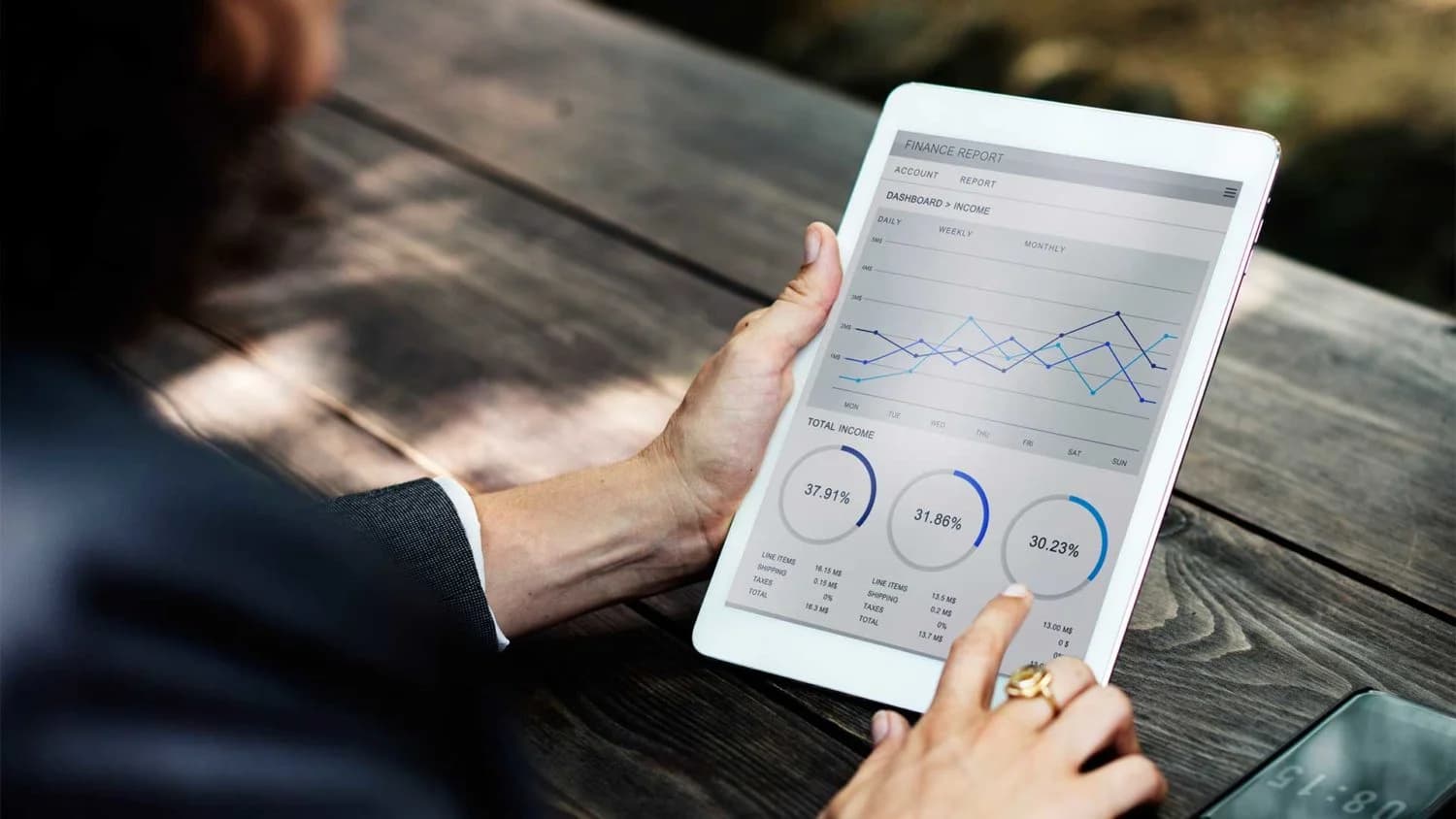 What we do - Business analytics dashboard