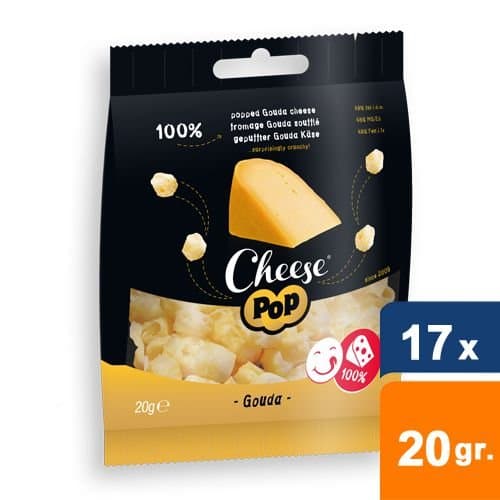 Cheesepop - Popped Gouda cheese - 17x20gr